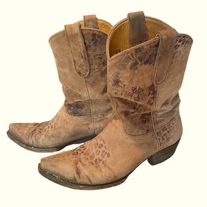 EUC Old Gringo Leopardito Cowboy Boots